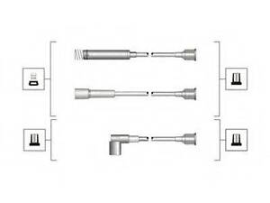 Комплект дротів запалювання (вир-во Magneti Marelli кор.код. MSQ0047) MAGNETI MARELLI 941319170047 на OPEL MONZA E (39_,