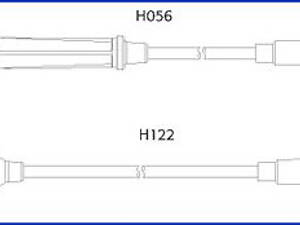 Комплект проводов зажигания HITACHI 134474