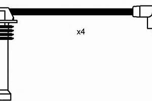 Комплект дротів запалювання