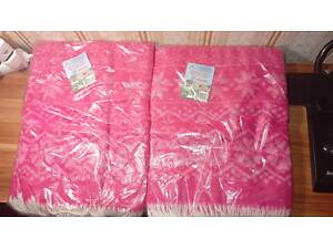 НОВИЙ Якісний Теплий М'який Плед ТМ 'Ярослав' 25% Вовна - 75% Поліестер 140х200 Новорічний Малюнок - Знижка на Кількості