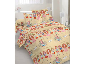 Комплект дитячої постільної білизни 'Лялечки'