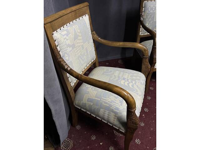 Комплект: диван + пуф-підніжка + два крісла + тумбочка Виготовлені в Італії ?? В середині ХХ ст. Каркаси з - Фото 5