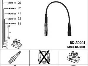 Комплект электропроводки на 100, 80, A4, A6, A8, Cabriolet