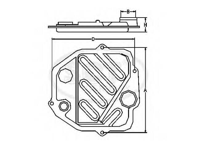 Комплект фільтр АКПП для моделей: LEXUS (RX), TOYOTA (CAMRY, RAV-4, CAMRY)