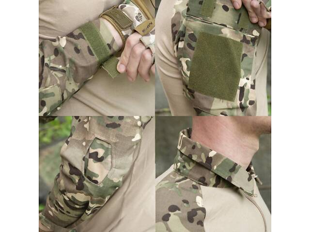 Комплект форми Han Wild G8 мультикам куртка утепленная+убакс+штаны+набор колена и локти - Фото 5