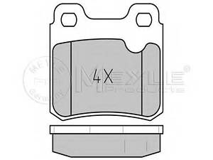 Комплект гальмівних колодок MEYLE 0252114015 на OPEL KADETT E Наклонная задняя часть (33_, 34_, 43_, 44_)