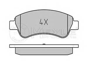 Комплект гальмівних колодок MEYLE 0252359919 на CITROËN BERLINGO фургон (M_)