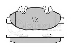 Комплект гальмівних колодок MEYLE 0252400720 на MERCEDES-BENZ VITO/MIXTO фургон (W639)