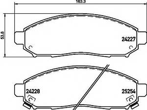 Комплект гальмівних колодок TEXTAR 2422704 на NISSAN LEAF