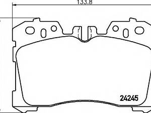 Комплект гальмівних колодок TEXTAR 2424501 на LEXUS LS седан (UVF4_, USF4_)