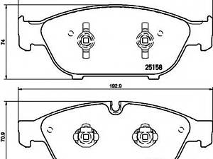 Комплект гальмівних колодок TEXTAR 2515802 на AUDI A6 (4G2, C7, 4GC)