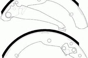 Комплект тормозных колодок из 4 шт. барабанов