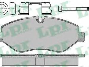 Комплект гальмівних колодок з 4 шт. дисків LPR 05P1297 на IVECO DAILY IV автобус