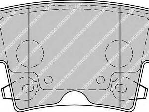 Комплект гальмівних колодок з 4 шт. дисків FERODO FDB1953 на CHRYSLER 300 C седан (LX)