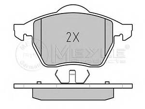 Комплект гальмівних колодок з 4 шт. дисків MEYLE 0252162419 на AUDI A4 седан (8D2, B5)