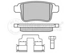 Комплект гальмівних колодок з 4 шт. дисків MEYLE 0252469216 на RENAULT KANGOO / GRAND KANGOO (KW0/1_)