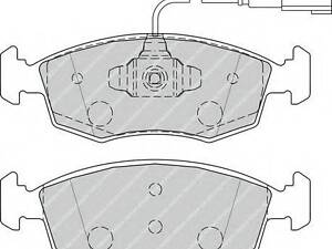 Комплект гальмівних колодок з 4 шт. дисків FERODO FDB4353 на FIAT 500 C (312)