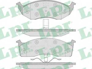 Комплект гальмівних накладок LPR 05P629 на CHRYSLER VOYAGER Mk II (GS)