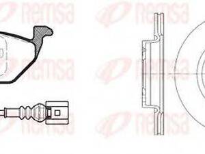 Комплект гальмівний передн. CADDY 03- (вир-во REMSA) REMSA 863305 на SEAT LEON (1P1)