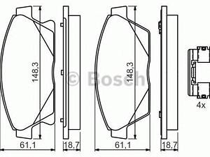 Комплект гальмівних колодок BOSCH 0986494657 на VAUXHALL ASTRA GTC Mk VI (J)
