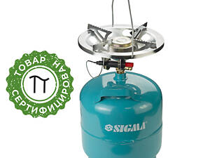 Комплект газовий кемпінговий з п’єзопідпалом Comfort 8л SIGMA (2903121)