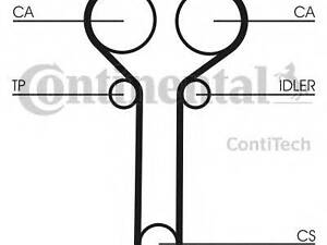 Комплект ГРМ, пас+ролик+помпа CONTITECH CT978WP1 на FORD MONDEO Mk II (BAP)