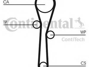 Комплект ГРМ + помпа Renault ClioKangoo 1.2 16V 01-Dacia LoganSandero 1.2 06- (23.4x95) CONTITECH CT1045WP1 на DACIA LOG