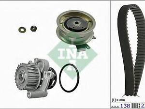 Комплект ГРМ + помпа VW Caddy 2.0 EcoFuel 06-15 INA 530017130 на VW SHARAN (7M8, 7M9, 7M6)
