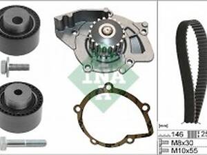 Комплект ГРМ із водяним насосом (помпою) на 406, 607, 807, C5, C8