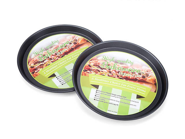 Комплект з 2 форм для випічки піци з антипригарним/тефлоновим покриттям Ø 26 см - Фото 7