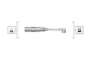 Комплект изолированных проводов для свечей зажигания Audi A2 2000-2005 MAGNETI MARELLI 941319170025