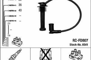Комплект изолированных проводов для свечей зажигания Ford B-Max 2012-2024 NGK 8541