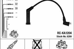 Комплект изолированных проводов для свечей зажигания Hyundai Accent 1999-2006 NGK 6299