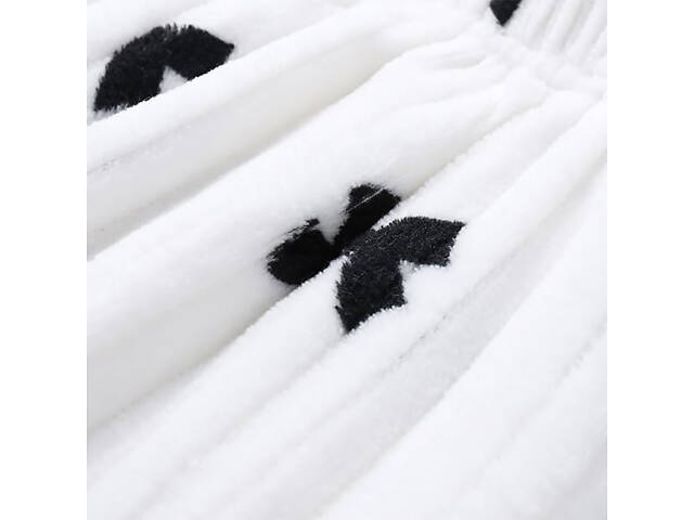 Комплект женской пижамы Lesko 2023 Bow XL White-Black - Фото 3