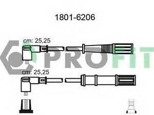 Комплект высоковольтных кабелей PROFIT 18016206 на RENAULT CLIO Mk II (BB0/1/2_, CB0/1/2_)