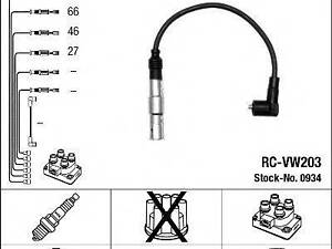 Комплект кабелів високовольтних NGK 0934 на AUDI A3 (8L1)