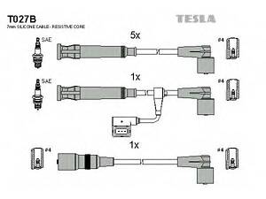 Комплект кабелiв запалювання TESLA T027B на BMW 5 седан (E28)