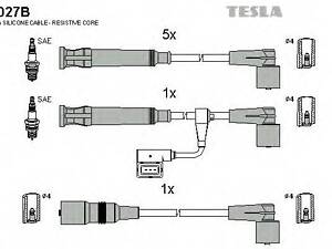 Комплект кабелiв запалювання TESLA T027B на BMW 5 седан (E28)