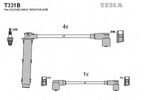 Комплект кабелей зажигания TESLA T331B на LAND ROVER FREELANDER (LN)