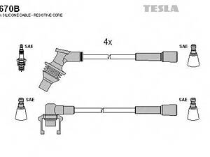 Комплект кабелiв запалювання TESLA T670B на RENAULT LAGUNA I (B56_, 556_)