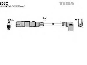Комплект кабелей зажигания TESLA T856C на VW NOVO FUSCA (9C1, 1C1)