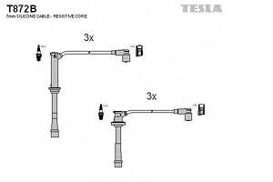 Комплект кабелiв запалювання TESLA T872B на MAZDA MX-6 (GE)