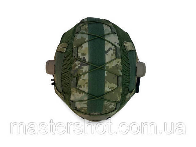 Комплект Кавер (чохол) для шолома Fast Mandrake підсумок кишеню для аксесуарів на кавер, піксель MS - Фото 10