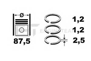 Комплект кілець на поршень ET ENGINETEAM R1002600 на FORD MONDEO Mk III седан (B4Y)