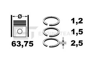 Комплект колец на Cabrio, City