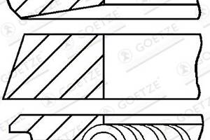 Комплект колец на поршень FORD P 100 / FORD ORION (GAL) 1987-2006 г.