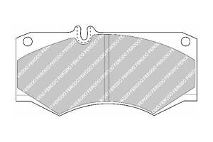 Комплект колодок гальмівного диска FERODO FVR239
