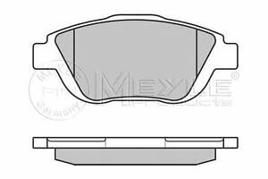 Комплект колодок гальмівного диска MEYLE 0252488318