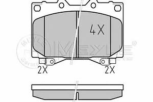 Комплект колодок гальмівного диска