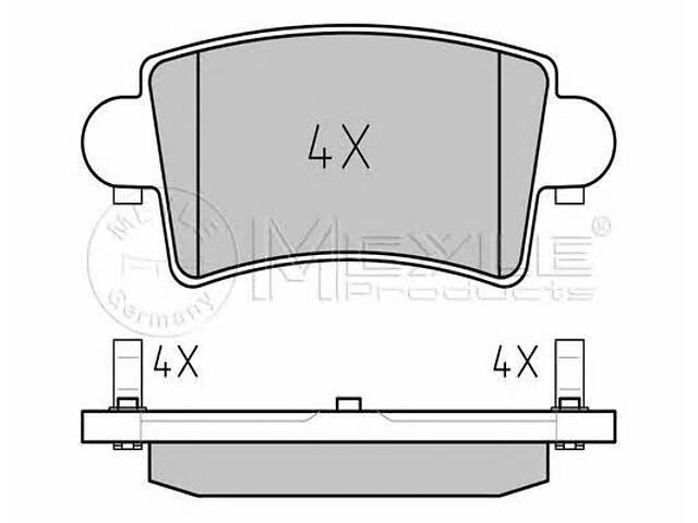 Комплект колодок гальмівного диска - Фото 1